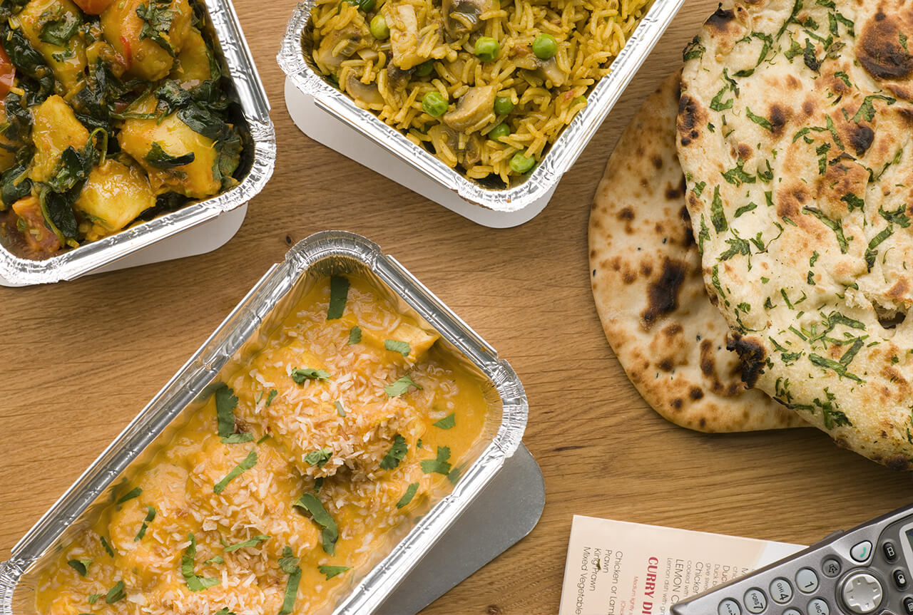 Plats indiens à emporter du restaurant Namaste India à Liège
