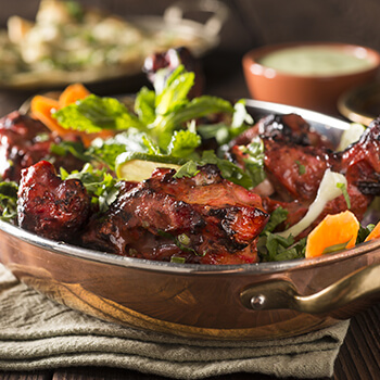 Spécialités Tandoori – spécialité indienne du restaurant Namaste India à Liège